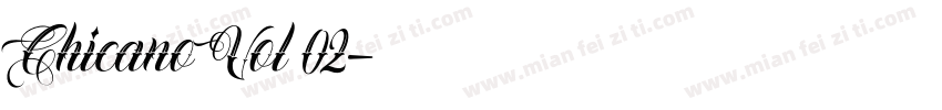 Chicano Vol 02字体转换